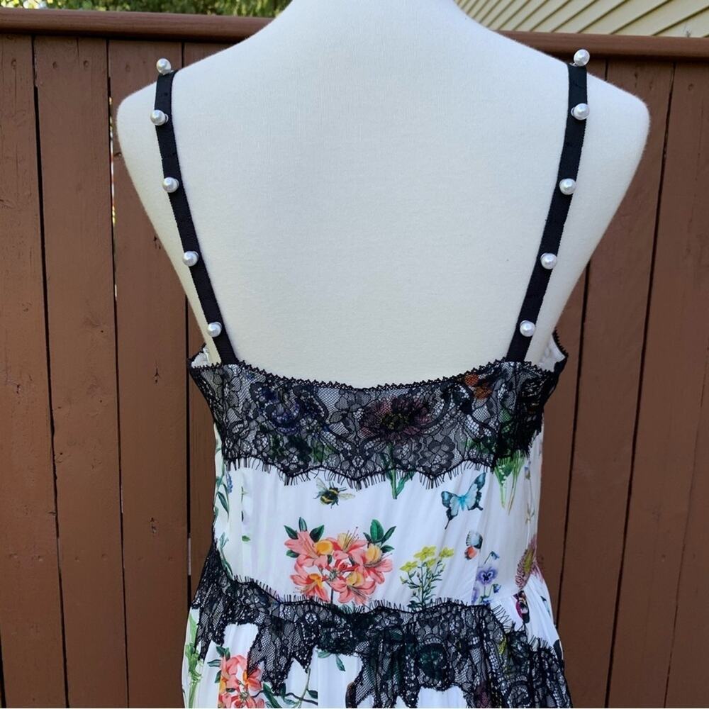Joie | Onelia Porcelain Butterfly Dress NWT Size 10 - Picture 14 of 16